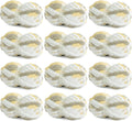Super Bulky Giant Chunky Chenille Yarn 12 Pack - Soft Tie Dye Set