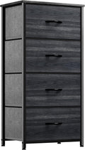 Dresser with 4 Drawers Fabric Storage Tower - Compact Organizer