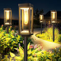 Solar Pathway Lights Outdoor 6 Pack - Bright Warm White Lighting