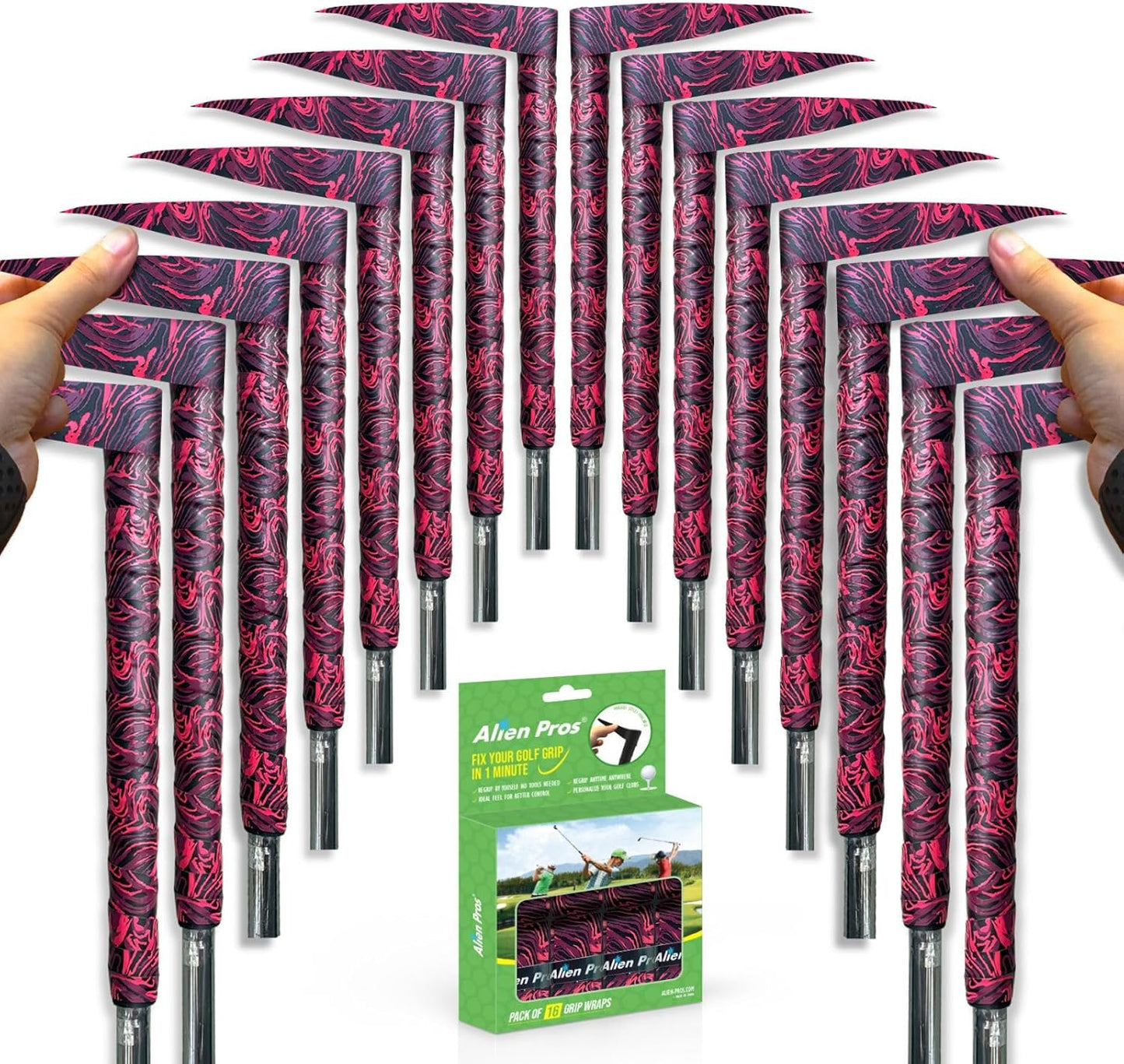 Alien Pros Golf Grip Wrapping Tapes - Quick and Easy Regripping