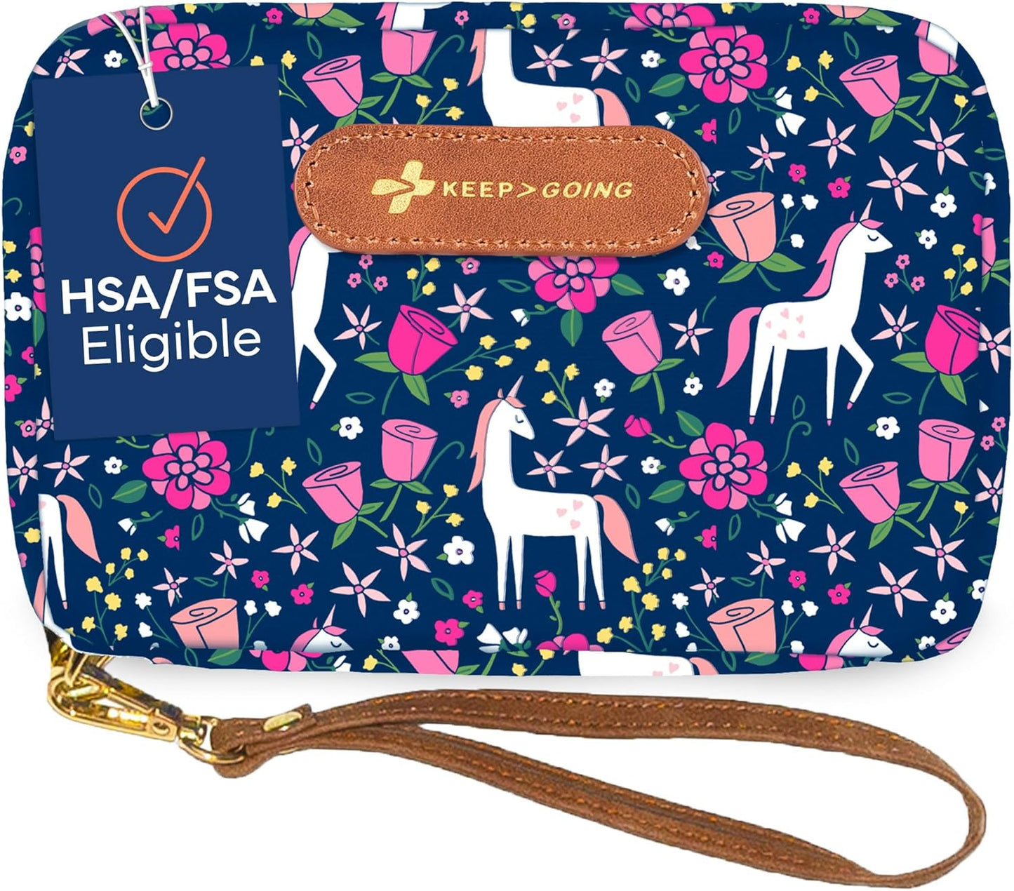 KeepGoing Travel First Aid Kit for Kids - 130 Essential Pieces