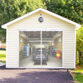 Garage Screen Door for 1 Car Garage 8x8 ft Magnetic Retractable Screen