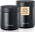 Stainless steel Insulated Food Jars set (16Oz + 12 Oz) - Portable Hot