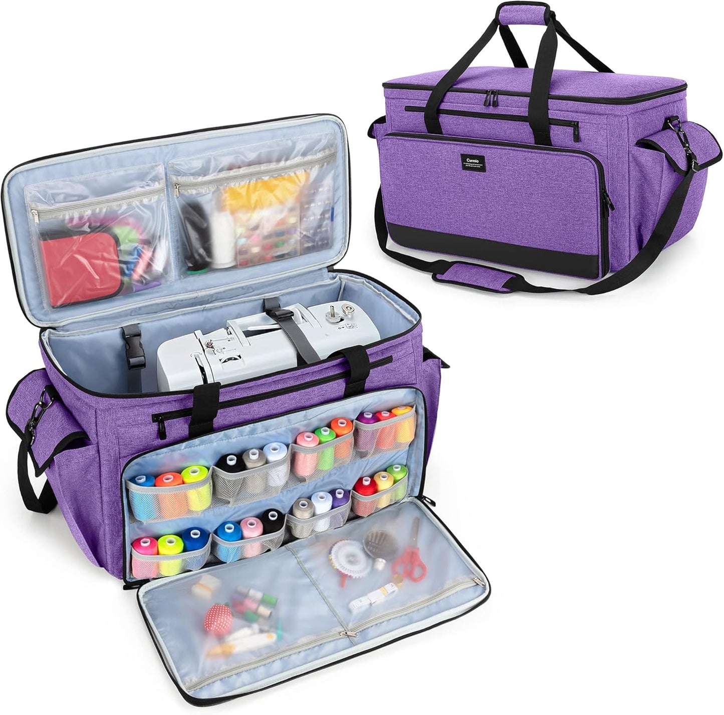 Protective Padded Sewing Machine Case ~ CURMIO