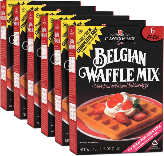 Classique Fare Belgian Waffle Mix for Delicious Breakfast Treats