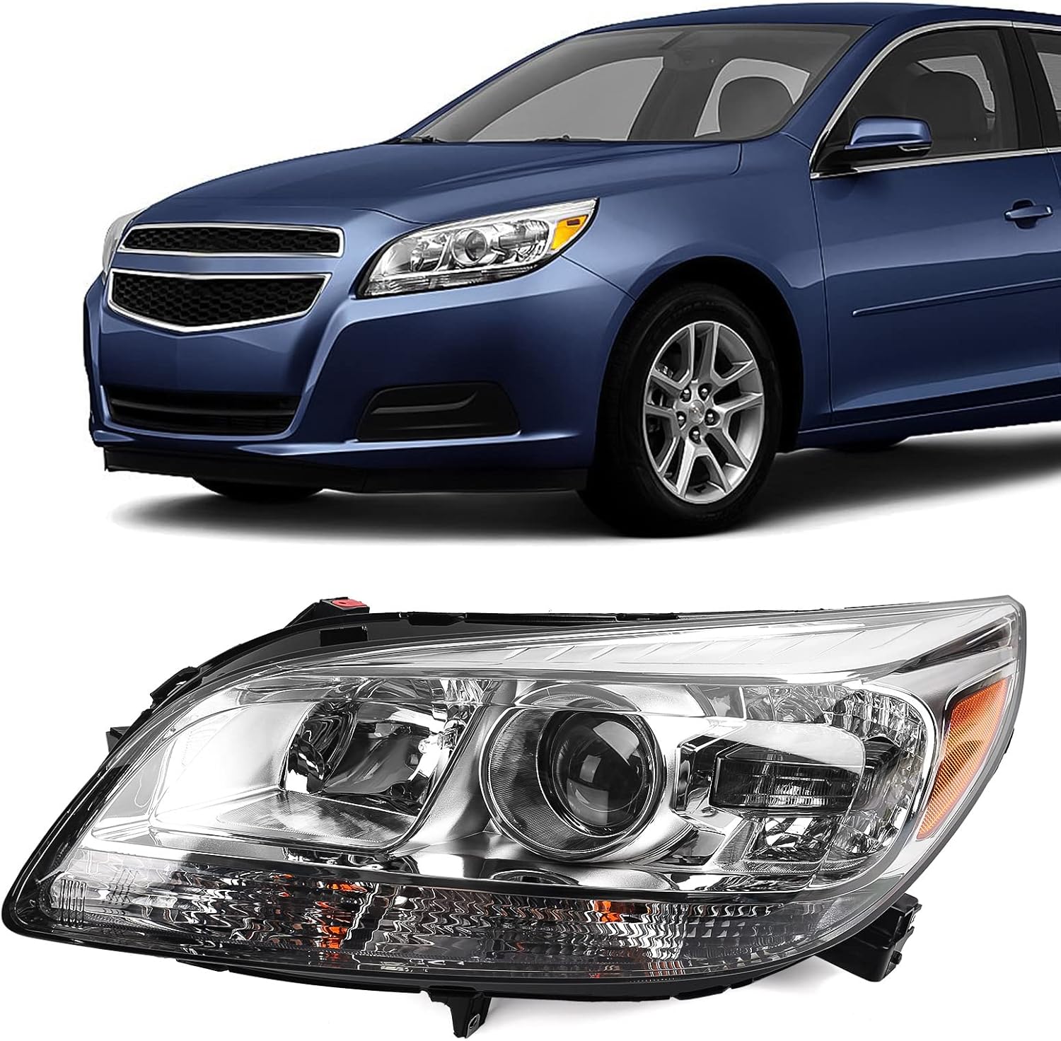 FIONE Chevy Malibu Headlight Assembly 2013-2016 Projector