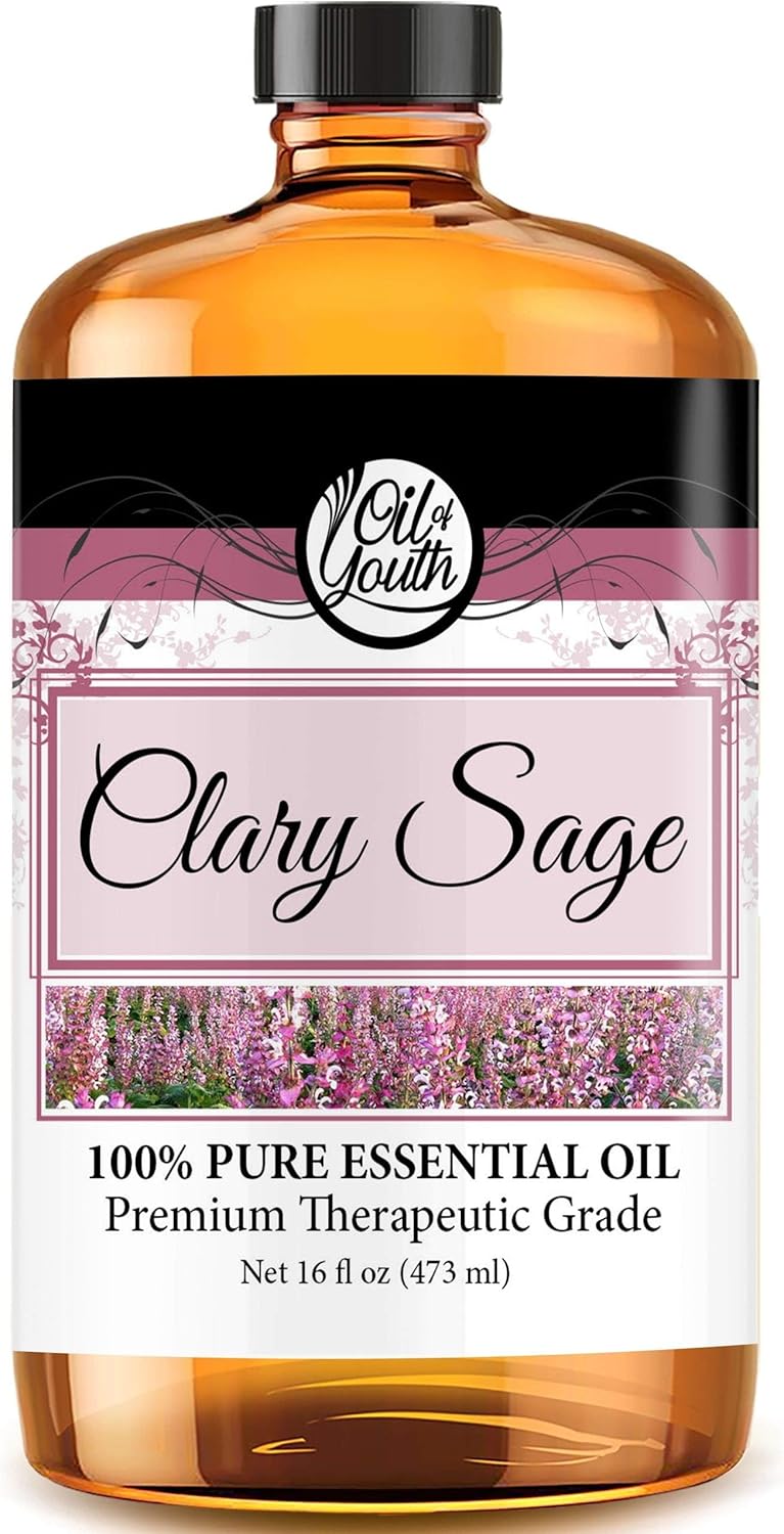 Clary Sage Essential Oil for Aromatherapy and Skin Therapy