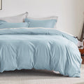 King Duvet Cover Set in Winter Sky - Soft Double Brushed Bedding