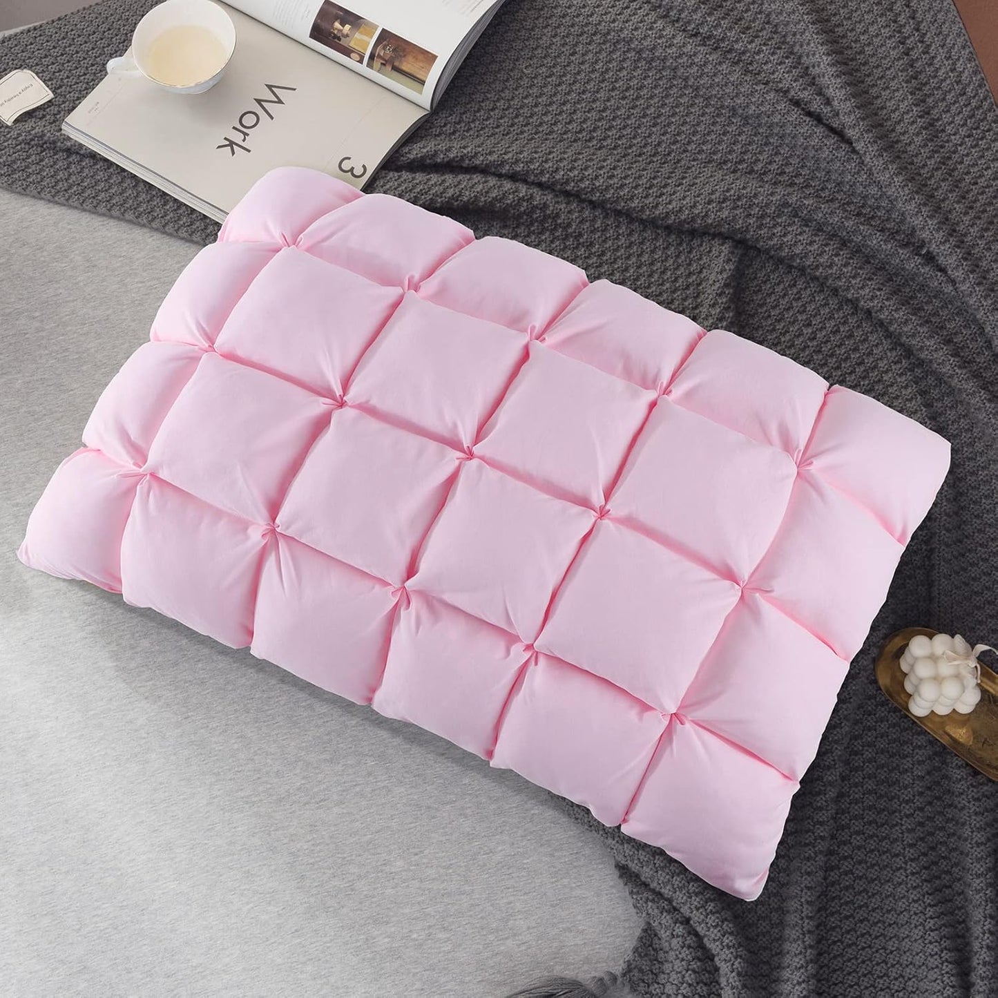 YOUR MOON Super Support Soft Down-Alternative Pillow King Size