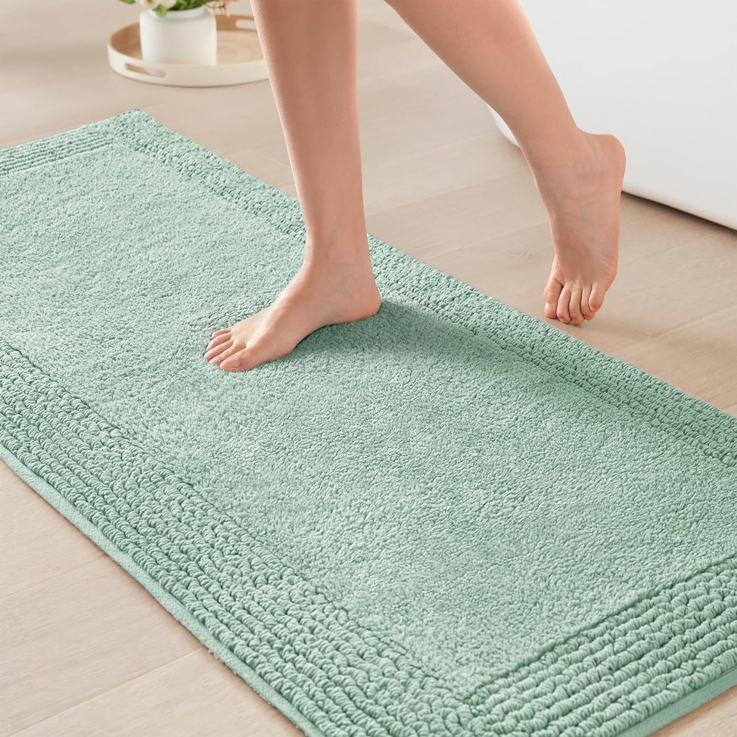 Madison Park Splendor 100% Cotton Tufted Bath Rug for Comfort