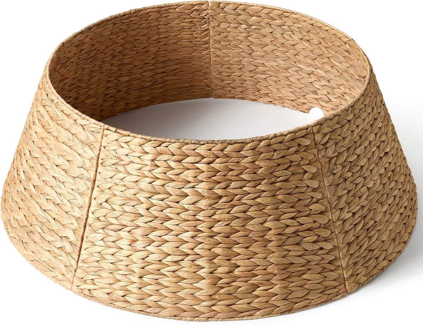36in Large Christmas Tree Collar - Woven Hyacinth for Trees