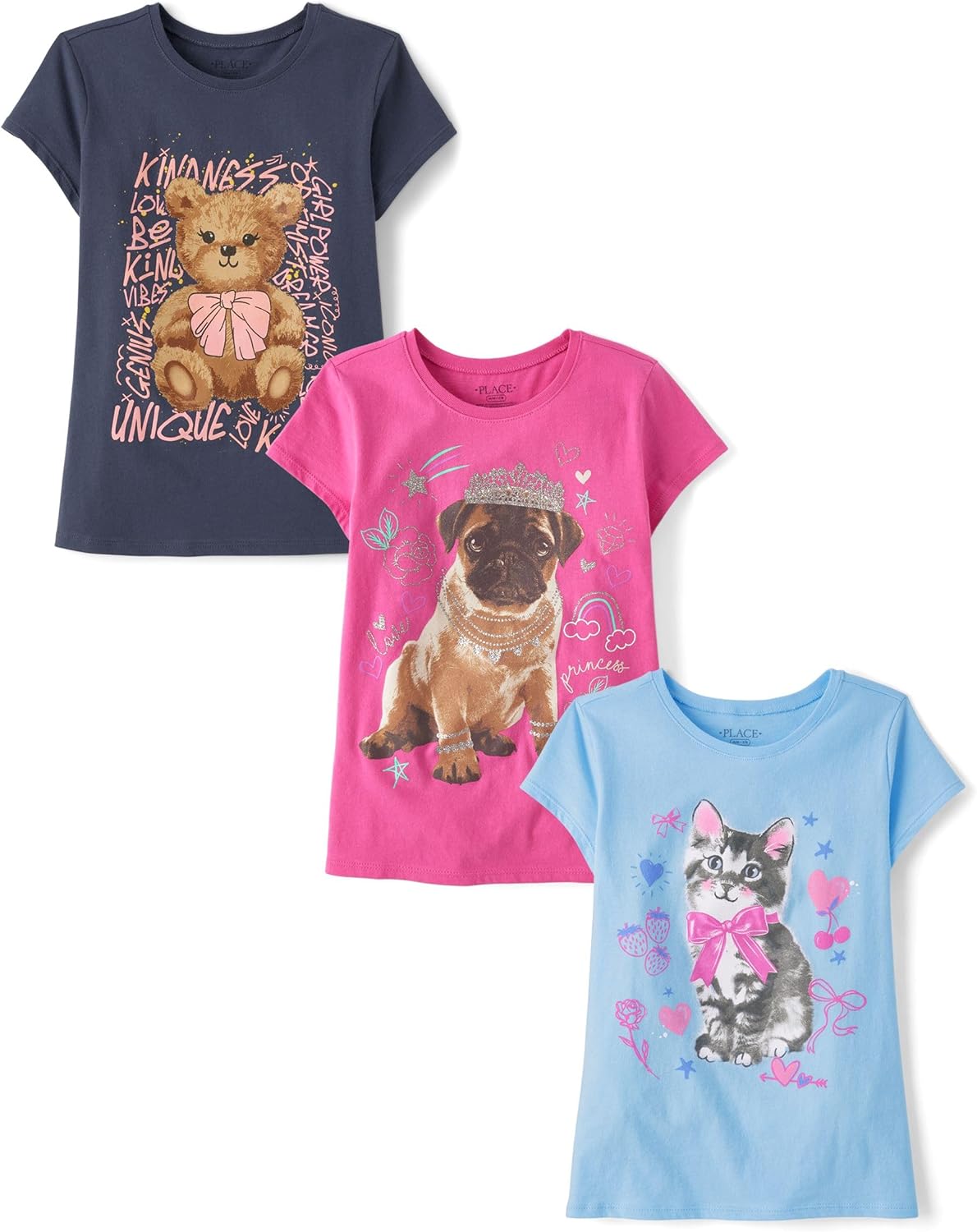 The Children's Place Girls Sports Graphic T-Shirts 3 Pack Review