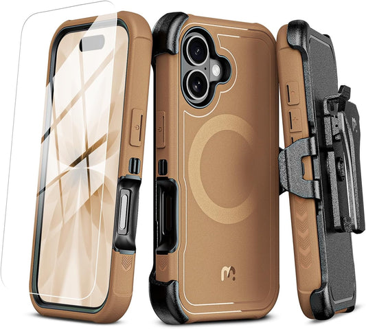 Maverick Series Heavy Duty Case for iPhone 17 with Holster