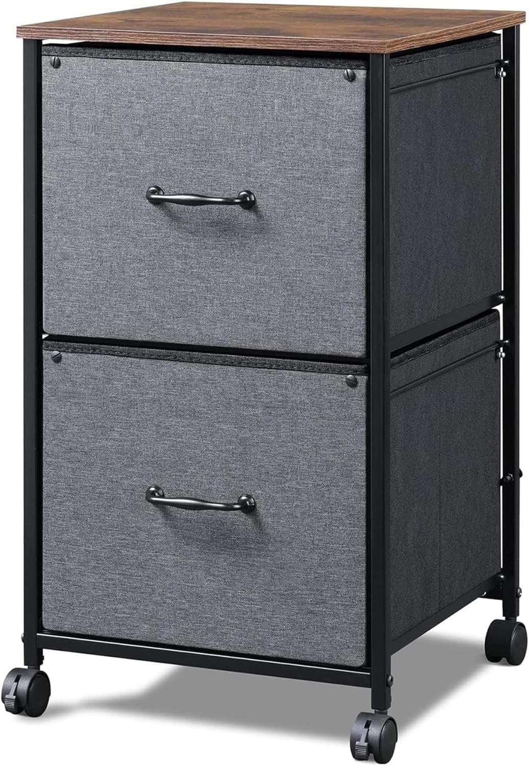 DEVAISE 2 Drawer Mobile File Cabinet for Home Office Storage