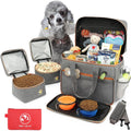 Dog Travel Bag for Week Away Overnight Trips - Large Organized Tote