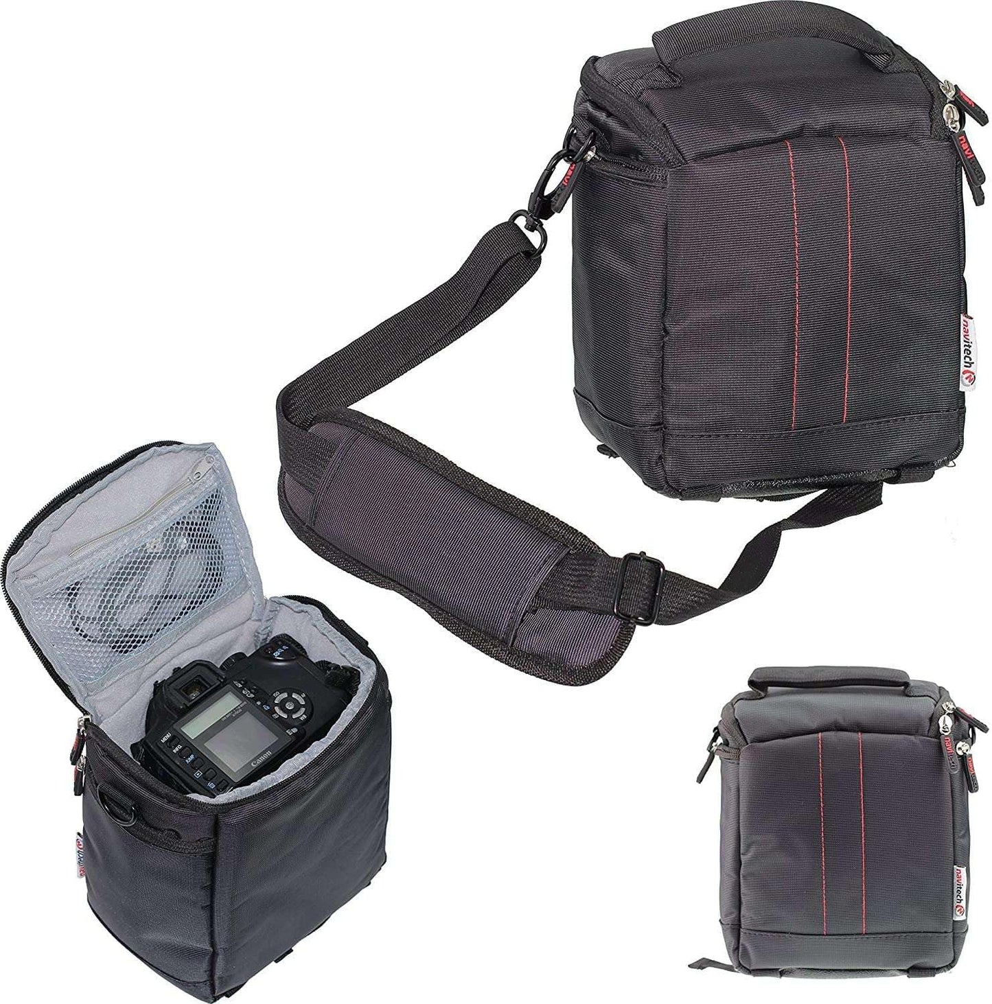 Navitech Black Protective Portable Handheld Binocular Case for Nikon