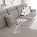 Smiry Waterproof Couch Cushion Covers, Stretch Jacquard Slipcover