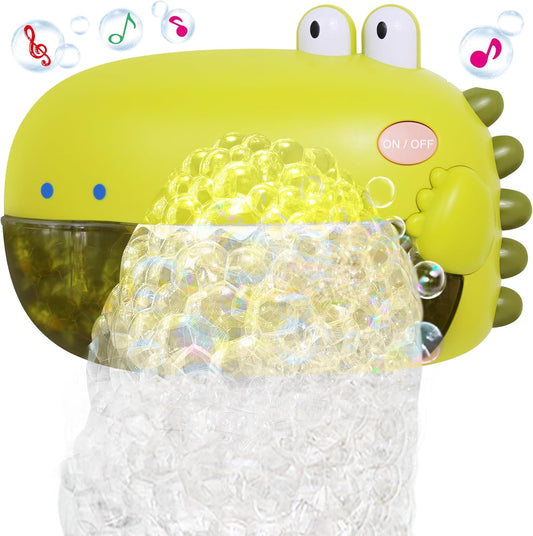 Automatic Bubble Dino Bath Toy - Fun & Musical!