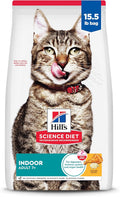Hill's Science Diet Indoor Senior Adult 7+ Dry Cat Food - Easy Cleanup