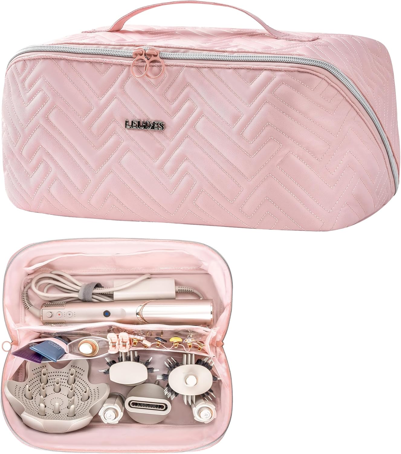 Portable Pink Organizer for Dyson Airwrap