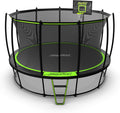 JumpFlex Hero Round 14ft Backyard Trampoline with Net - Family Fun