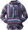 Del Mex Mexican Baja Hoodie Hippie Surf Poncho Sweater - Warm