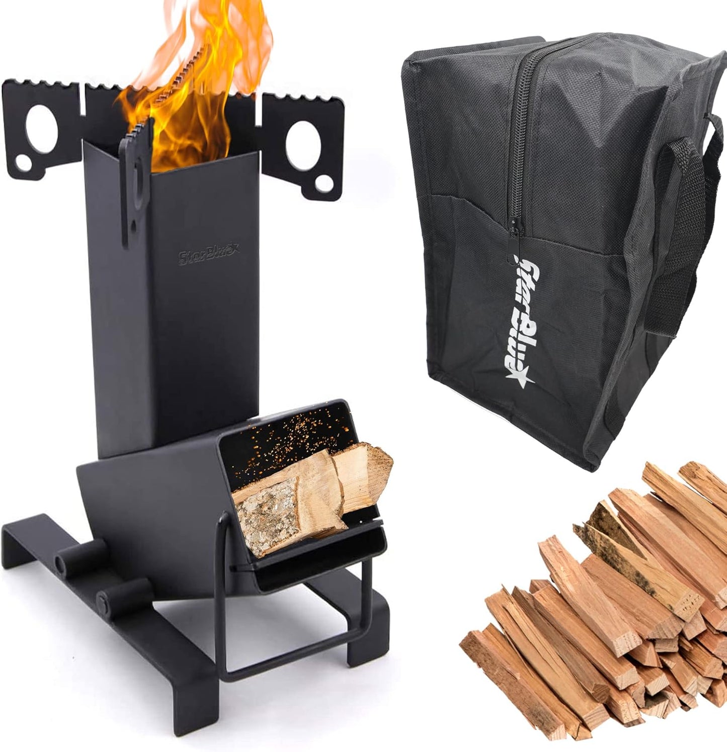 Portable Rocket Stove - Hassle-Free Outdoor Cooking!