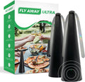 Fly Away Ultra 2-Pack Rechargeable Fly Fans - Quiet Outdoor Table