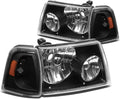 DNA MOTORING Pair of Headlights Compatible with Ford Ranger 2001-2011
