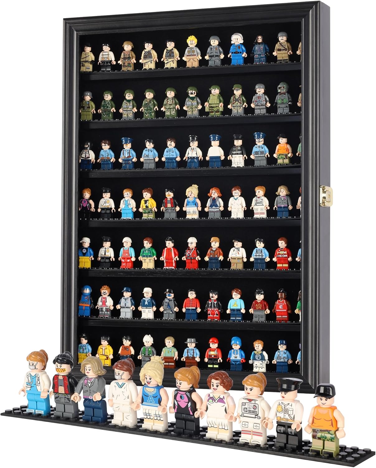 DisplayGifts Minifigure Display Case for Collectibles