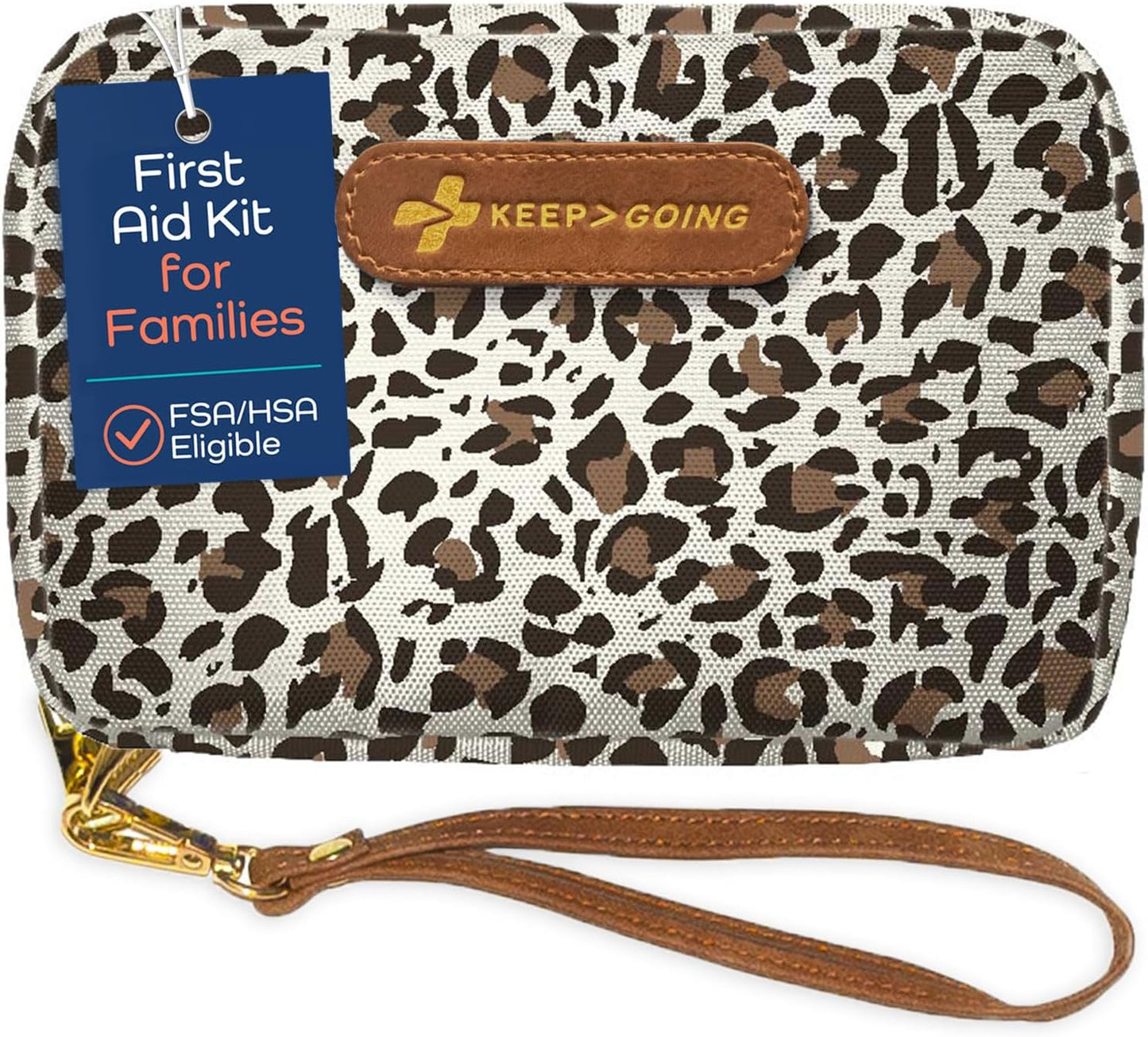 Keep Going Travel First Aid Kit for Kids - 130 Essential Pieces