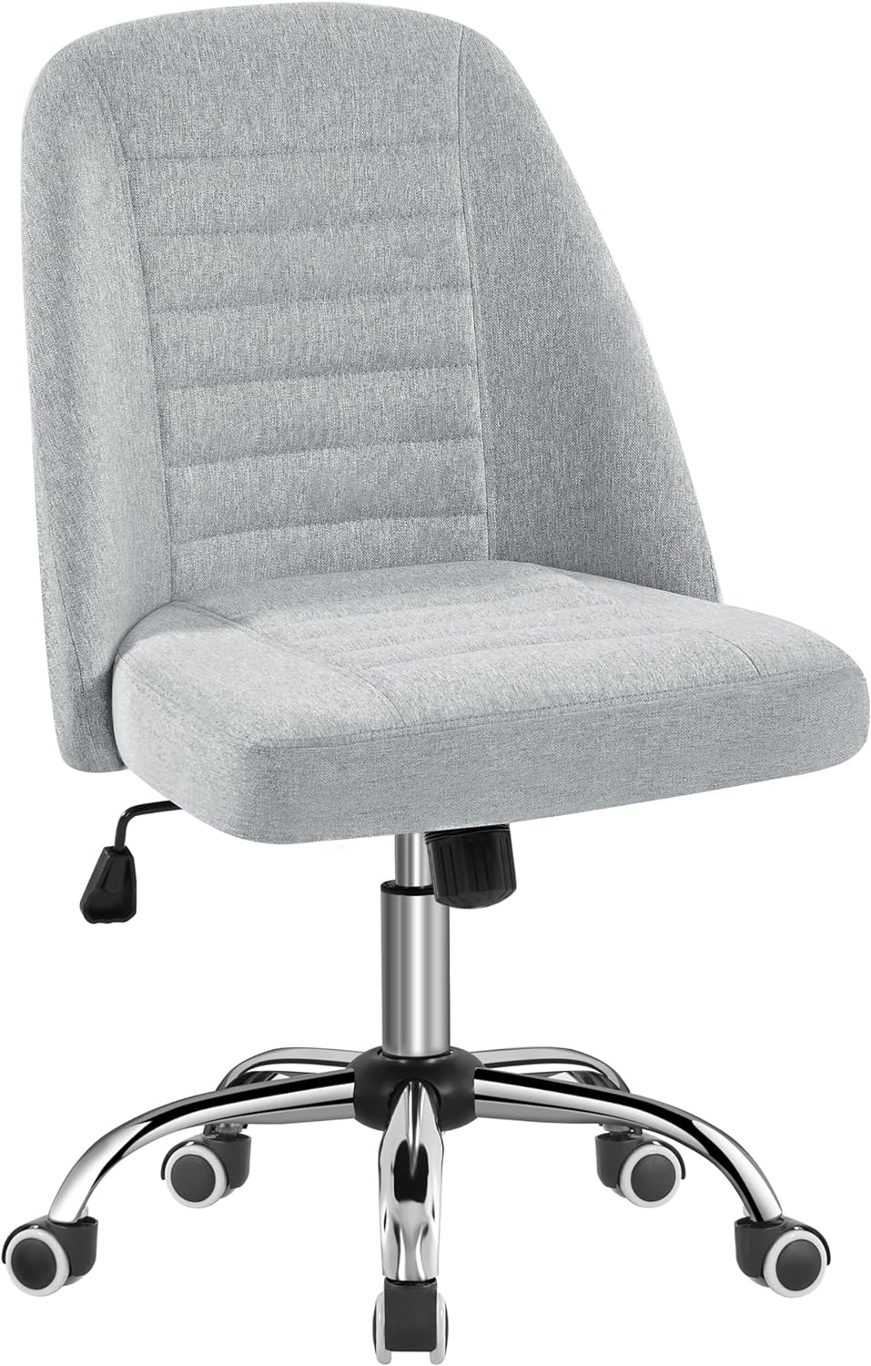 Yaheetech Armless Task Chair with Rolling Wheels
