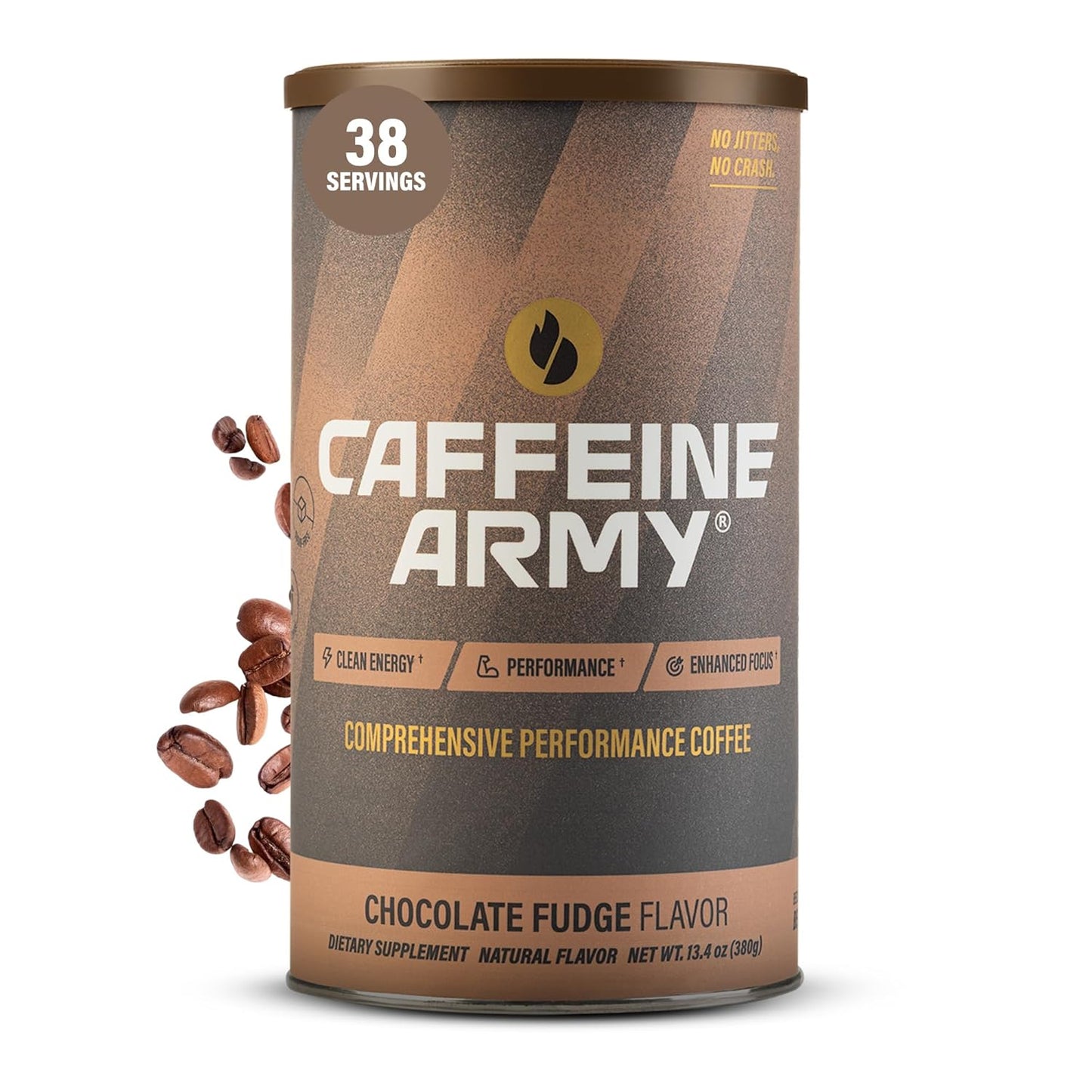 CAFFEINE ARMY Chocolate Fudge: Long-Lasting Energy Coffee