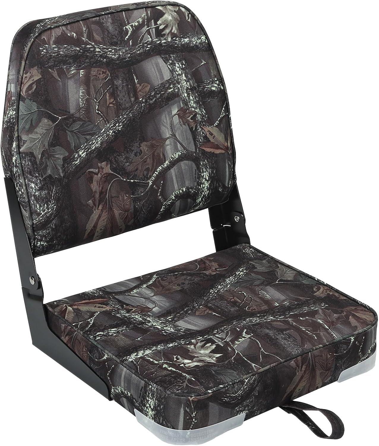 Folding Boat Seats Padded Camo Fishing Chair with Backrest