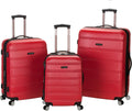 Rockland Melbourne Hardside Expandable Luggage Set with Wheels