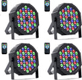 Strobe 36 DJ LED Par Light RGB Party Lights - 4 Pack