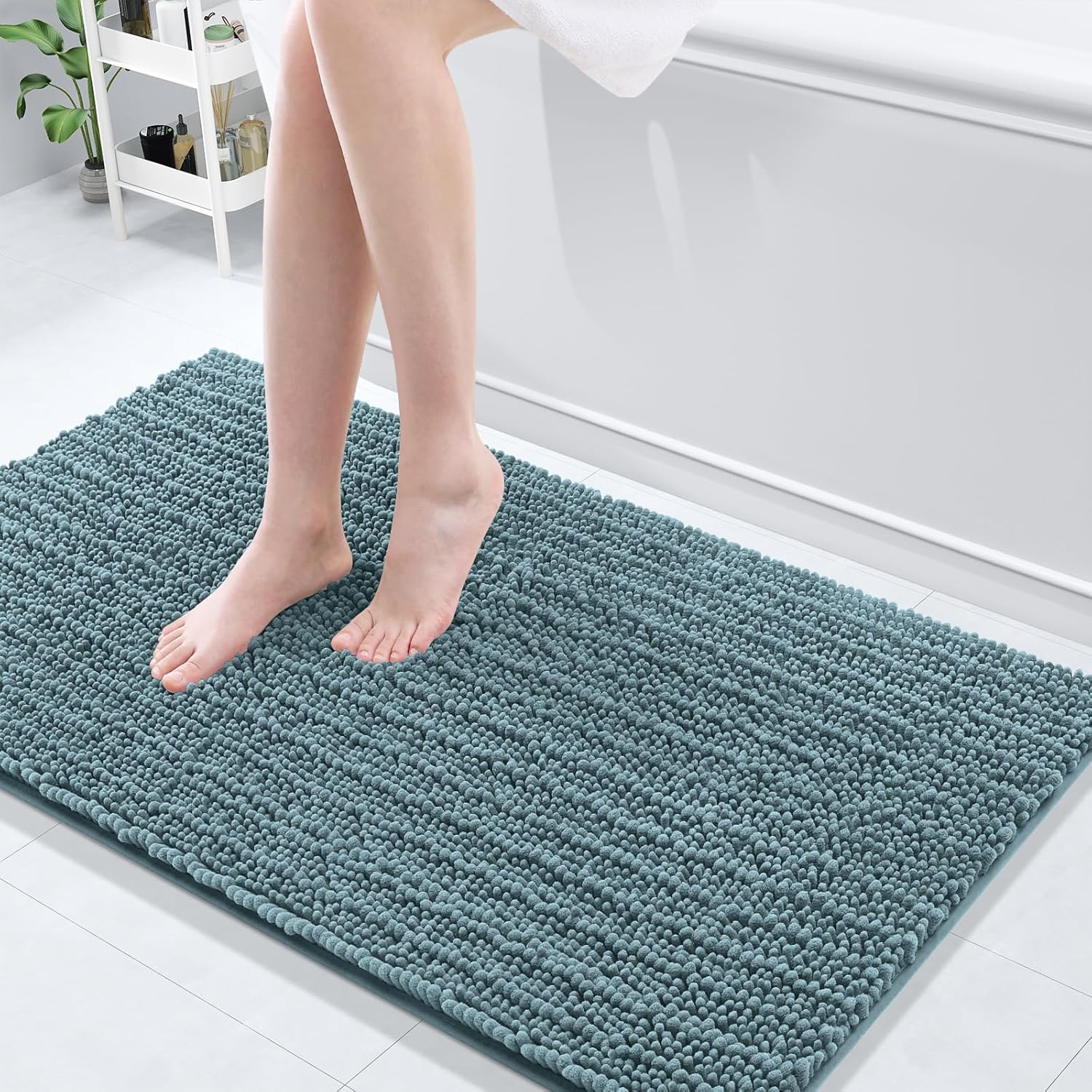 Arotive Luxury Chenille Bathroom Rug Mat for Ultimate Comfort
