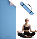 Non Slip Yoga Mat for All Levels - Stylish Dual-Tone Design