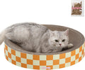 CSR1010G Nelson 20.13ft Modern Cardboard Round Bowl Cat Scratcher