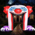 Halloween Inflatable 11 FT Creepy Clown Archway - Dramatic Yard
