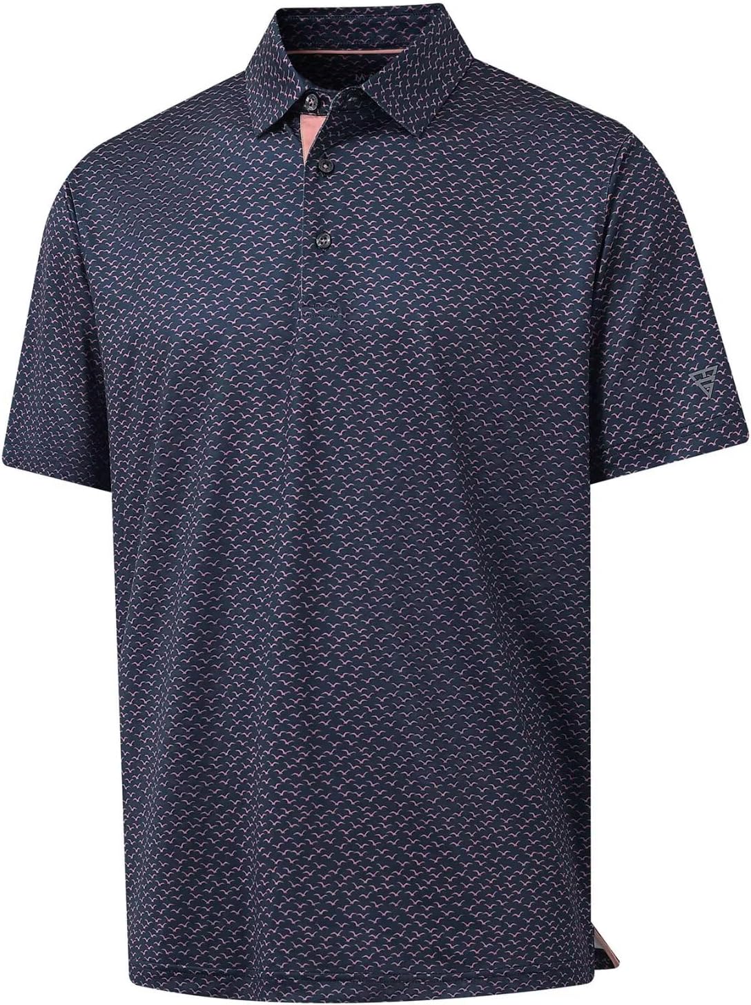 M MAELREG Mens Golf Shirt Short Sleeve Moisture Wicking Polo
