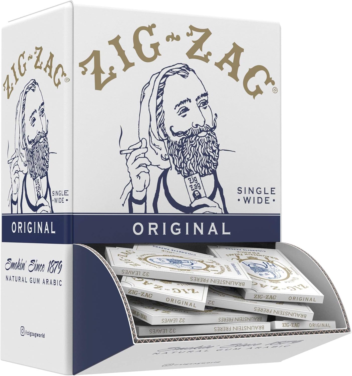 Zig Zag Original White Rolling Papers - Premium Slow Burn Quality