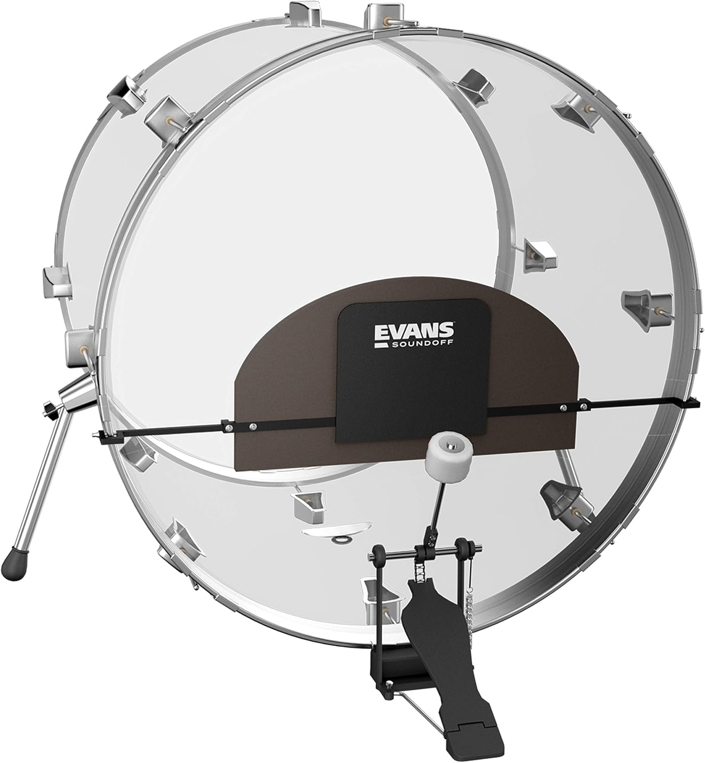 Evans Universal SoundOff Bass Mute for Quiet Practice Sessions