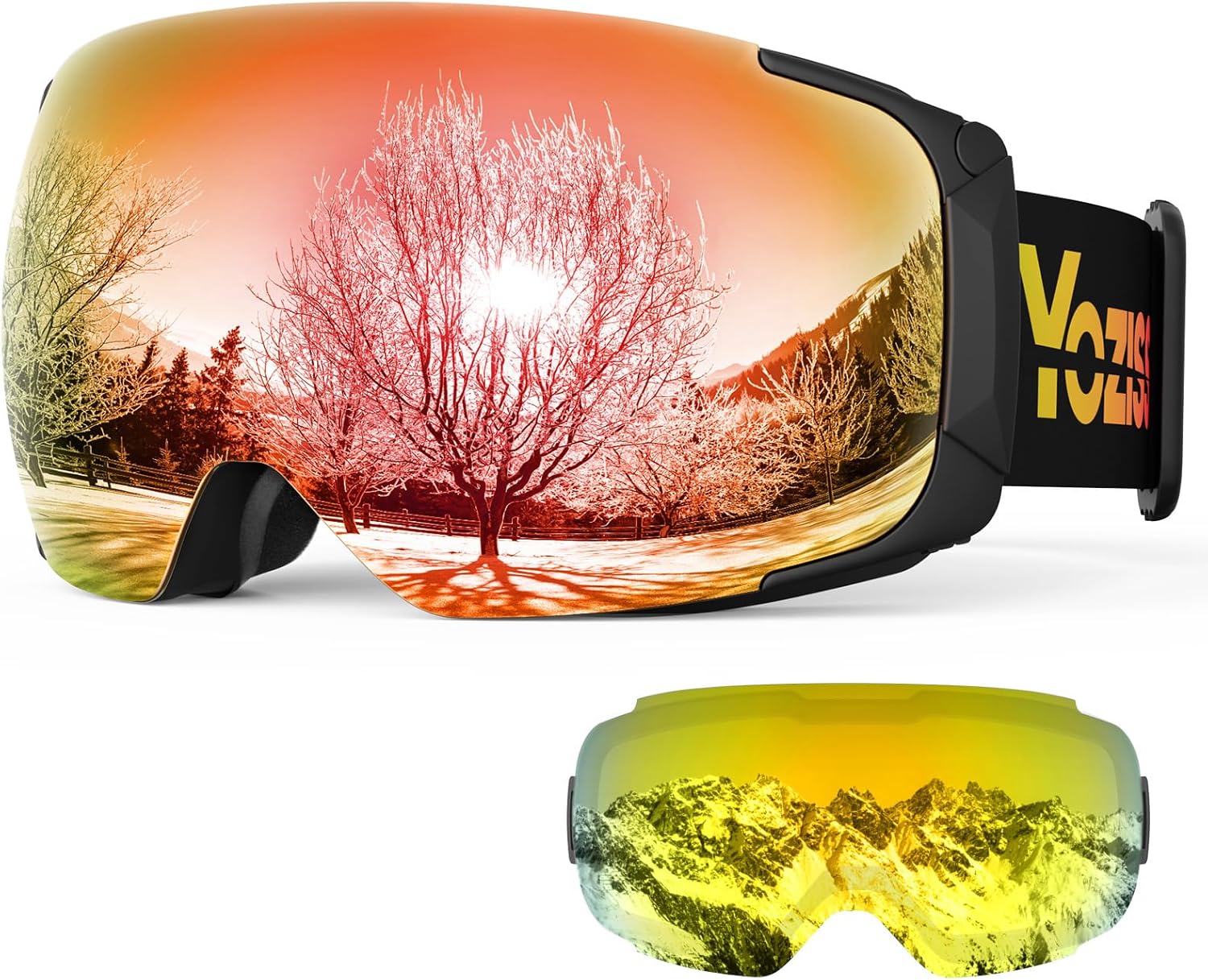 YOZISS Ski Goggles: Anti-fog UV400 Protection