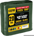 20 by 40 ft Heavy Duty 20 Mil Tarp Cover - Waterproof UV Resistant