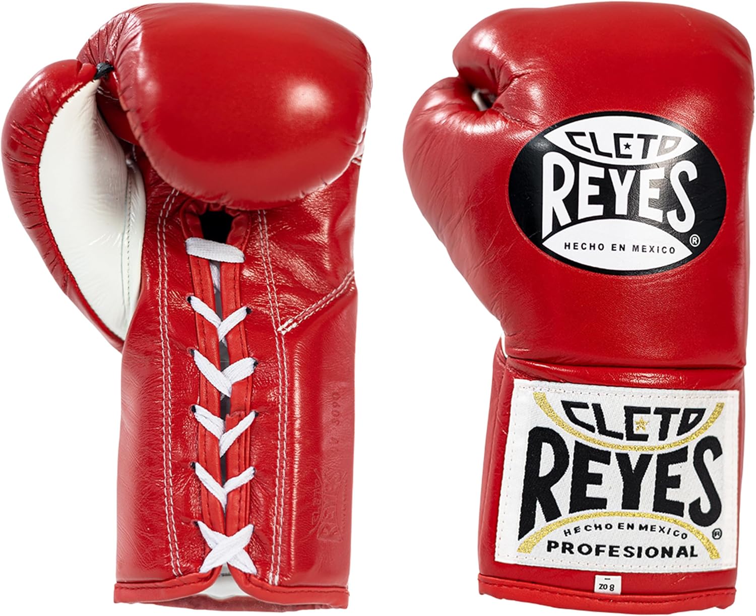 CLETO REYES Pro Competition Boxing Gloves, Leather & Horsehair, Red