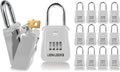 1500 Key Lock Box with Code for Keys Outdoor - Secure Access