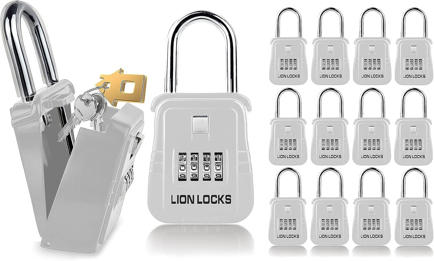 1500 Key Lock Box with Code for Secure Outdoor Access