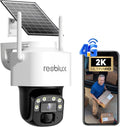 4G LTE Cellular Solar Security Camera - No WiFi 360 View