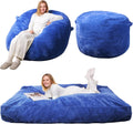 WLIVE 4FT Bean Bag Chair Convertible to Full Bed - High-Rebound Foam